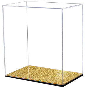 定制亚克力盒子高透明展示盒有机玻璃模型防尘罩激光切割板材折弯