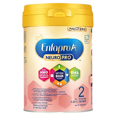 美赞臣港版进口6-12月智睿HMO婴幼儿配方奶粉Neuropro2段900g*3罐