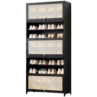 鞋柜家用门口鞋架子收纳神器省空间多层置物简易入户出租屋用实木