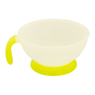 日本Combi康贝婴儿宝宝新生儿辅食碗米粉练习餐具手柄饭碗 深口