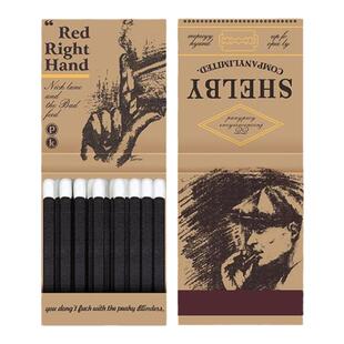 安全火柴电影同款浴血黑帮剃刀党网红装酷谢尔比帅气点烟书式火柴