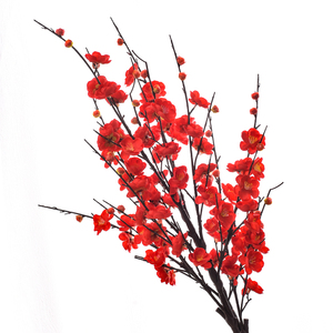 仿真梅花枝腊梅桃花树枝塑料假花