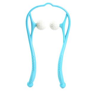 肩颈手动颈椎按摩器棒家用送老人滚轮手持式夹脖子神器颈部按摩仪