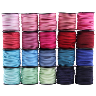 韩国绒鹿皮绒花艺绒带手工DIY鹿皮绳细绳鲜花装饰带花束丝带