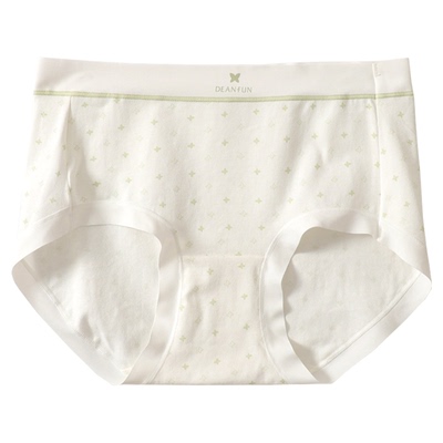蝶安芬女士内裤中腰平角纯棉抑菌