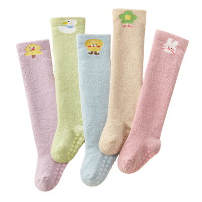 爱贝迪拉防滑过膝长筒袜无骨A类