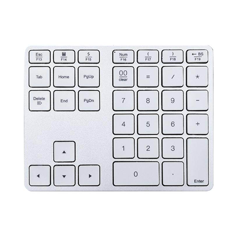 铝合金35键无线蓝牙数字小键盘静音办公手机平板iPad笔记本台式机