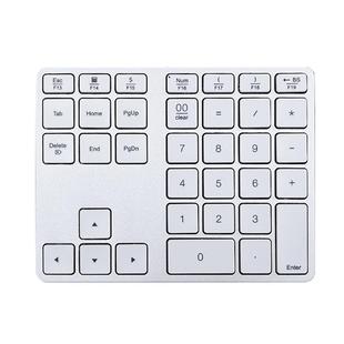 铝合金35键无线蓝牙数字小键盘静音按键手机平板iPad笔记本台式机