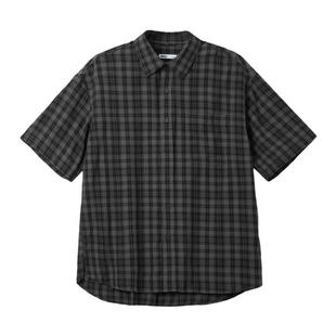 SPAO韩国同款2025年夏季男士简约通勤时尚格子短袖衬衫