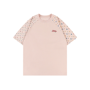 lemanism美式潮牌索罗娜插肩袖星星短袖T恤女生2026夏季新款半袖