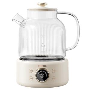 OIDIRE偶点全玻璃养生壶纯玻璃煮茶小型办公室烧水壶恒温电热水壶