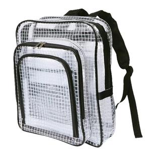 PVC透明防静电无尘包洁净室工具包半导体车间用网格斜挎单双肩包