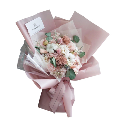 装饰天然棉花头壳干花挂件手工