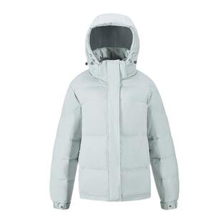 雅鹿爆款羽绒服女短款冬季加厚可拆卸连帽石墨烯时尚显瘦品牌外套