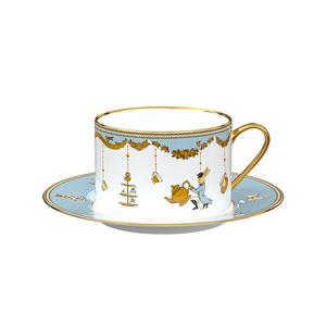 布兰兔骨瓷茶具杯碟套装