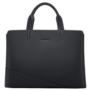 英皇保罗手提公文包男款商务男士包包2025新款上班出差通勤包定制