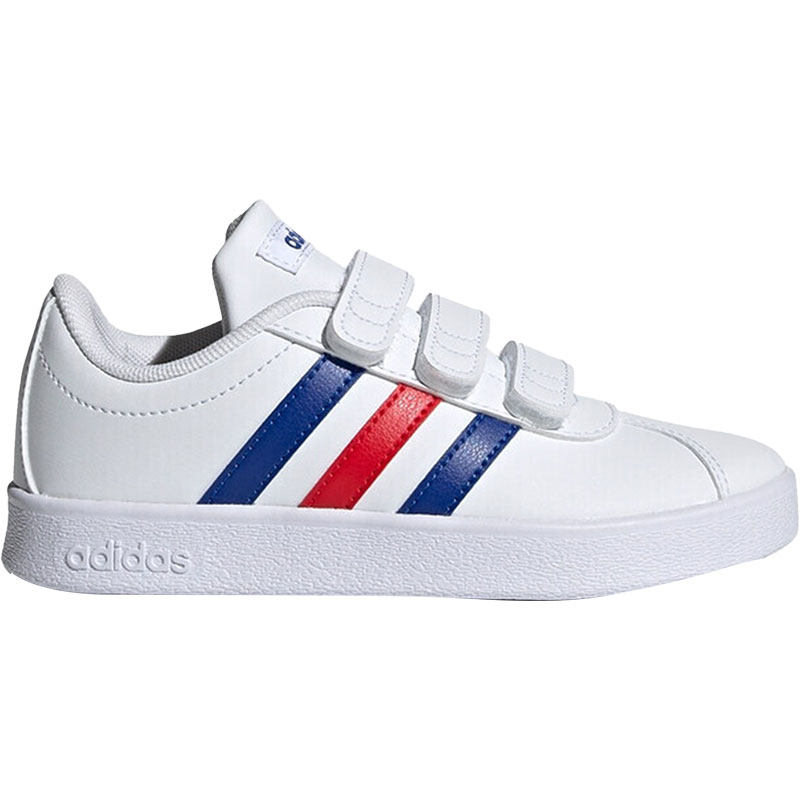 Adidas阿迪达斯儿童魔术贴运动休闲板鞋FY9273