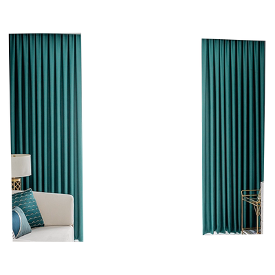 2025年新款网红爆款卧室流行窗帘蓝色客厅卧室防晒全遮光办公隔热