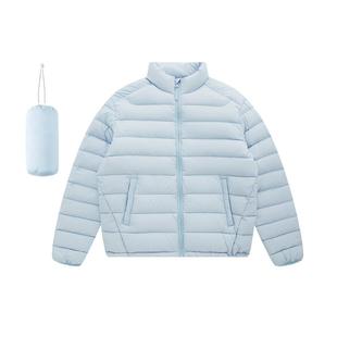 GOLFCROSS可收纳轻便排骨羽绒服男女款冬季2025新款轻薄立领外套