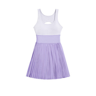 Wilson威尔胜官方女士SPORTIF高弹紧身网球运动高腰连衣裙