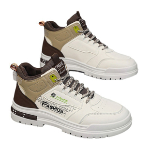 冬季新款特大码男鞋子46男士高帮马丁靴47加宽加大板鞋加绒棉鞋48