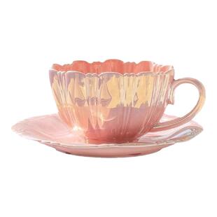 U Mi LIVING·花瓣 |杯具INS风陶瓷咖啡杯碟高颜值下午茶套装家用