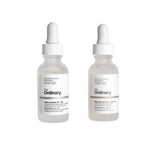 The Ordinary套装烟酰胺熊果苷原液精华收缩毛孔补水控油改善暗沉