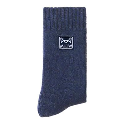 猫人男女羊毛厚袜子加绒加厚保暖