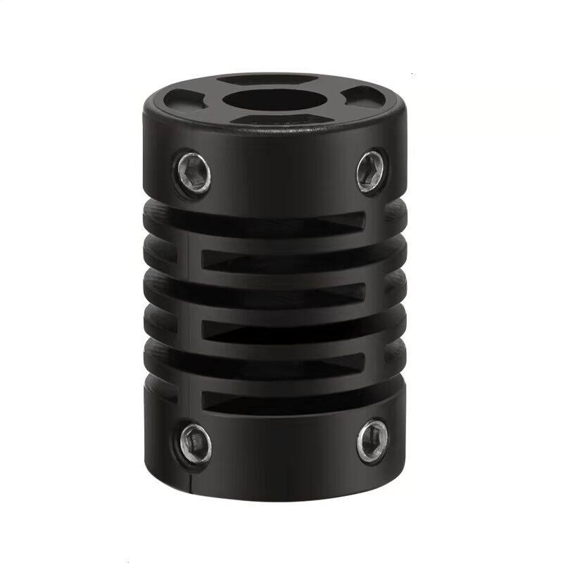 光之大橡胶沟槽式柔性编码器联轴器微型马达连接器弹性连轴器GPS