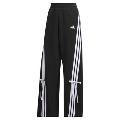 adidas阿迪达斯三条纹舞动系列香蕉裤秋女蝴蝶结针织长裤KG3855