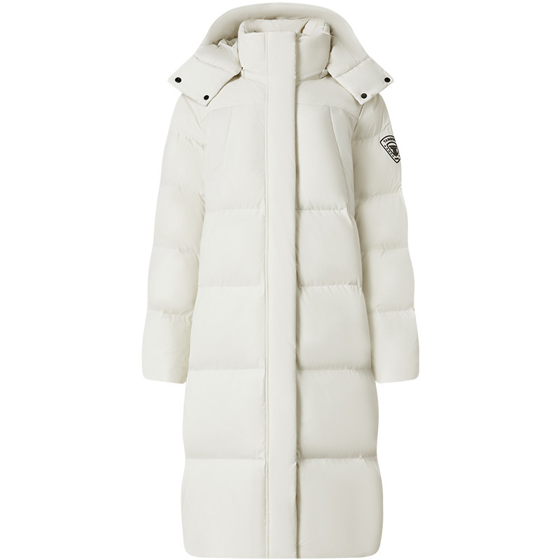 坦博尔2025年冬季新款羽绒服女士过膝长款加厚面包服运动防风外套