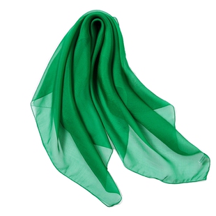 纯色小方巾旅游时尚百搭纱巾薄款仿真丝丝巾领巾雪纺围巾女正方形