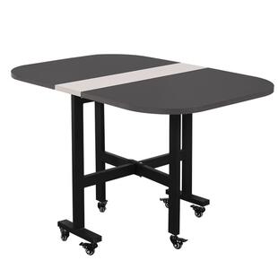 家用折叠餐桌小户型可移动折叠桌厨房超薄饭桌伸缩可折叠桌子