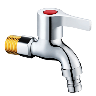 全铜拖把池水龙头入墙式加长阳台拖布池家用4分洗衣机水龙头专用