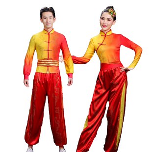 2025新款威风锣鼓队打鼓服装中国风开场舞水鼓舞大鼓腰鼓演出服装