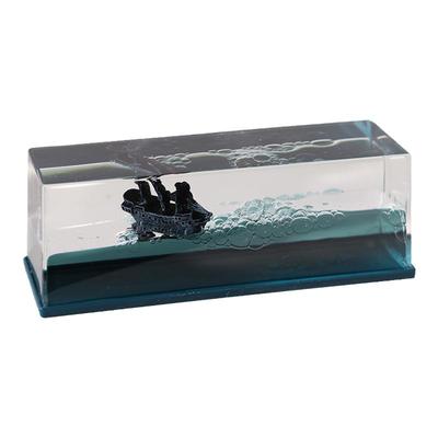 黑珍珠号流体游轮游体漂流瓶摆件