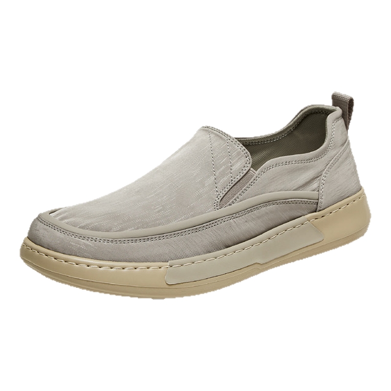 TATA他她一脚蹬软底布鞋男士透气懒人休闲爸爸鞋2025新款VMX02AM5