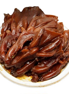 钱家香老卤去骨鸭爪20包卤味鸭爪子休闲鸭肉香辣味去骨鸭掌小零食