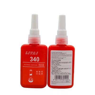 力泰340螺丝胶水批发黄色50ml