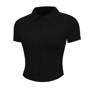 Button-Up 女士带领短袖衬衫丨lululemon丨LW3JFCS