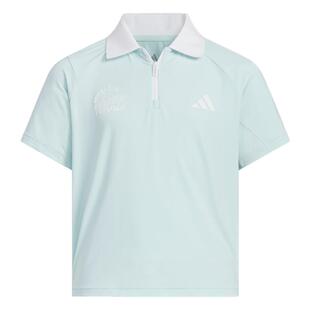 速干凉感休闲短袖POLO衫女大童儿童夏季adidas阿迪达斯轻运动