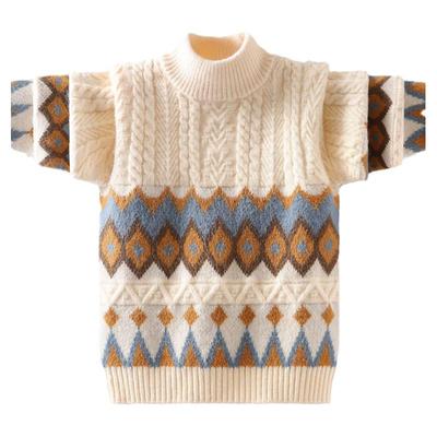 毛衣男菱形撞色休闲秋冬