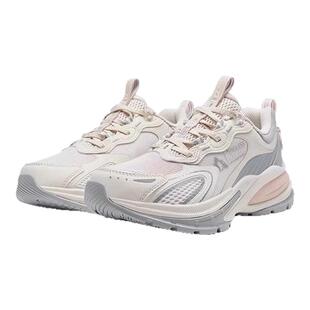 特步花瓣鞋女鞋夏季百搭网面透气时尚休闲鞋运动鞋厚底增高老爹鞋