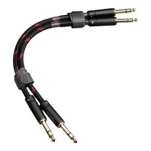 TOPPING拓品TCT1发烧HIFI音频线TRS大三芯6.35mm公对公平衡连接线