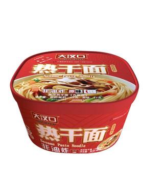 大汉口碗装5人份早餐带料方便面