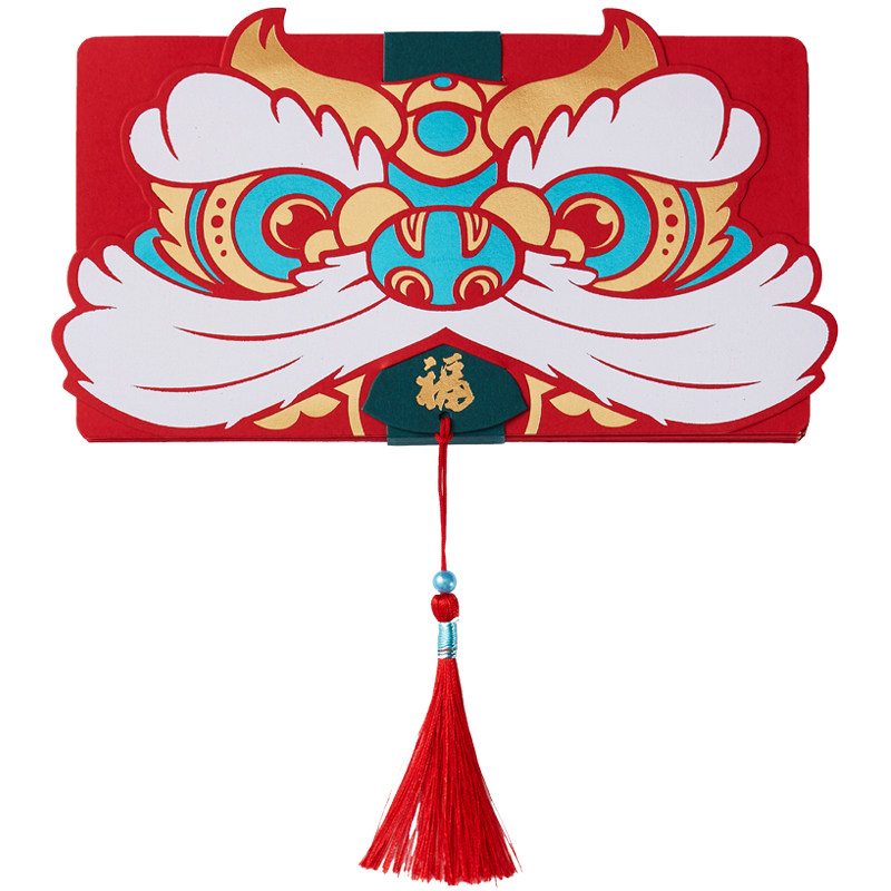 马年2026过新年春节压岁钱折叠式红包封袋加大个性创意生日利是封