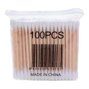 家用掏耳朵双头棉签化妆一次性卫生棉棒清洁掏耳木棒棉花棒棉签