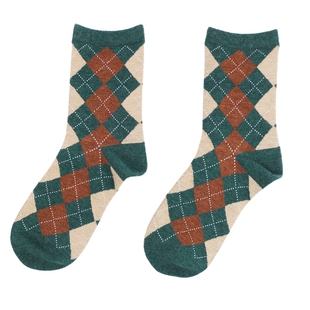 阪织屋袜子女款2026新款春夏薄款休闲棉袜芭蕾风可爱中筒袜女士