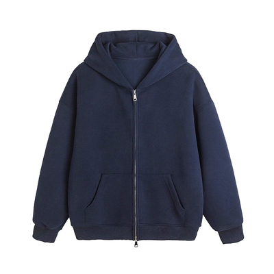 nicktian美式复古连帽卫衣开衫