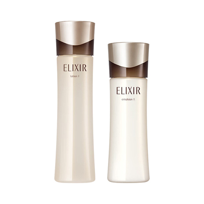 【自营】Elixir/怡丽丝尔黑金水乳蕴能凝时乳液护肤水乳套装柔滑